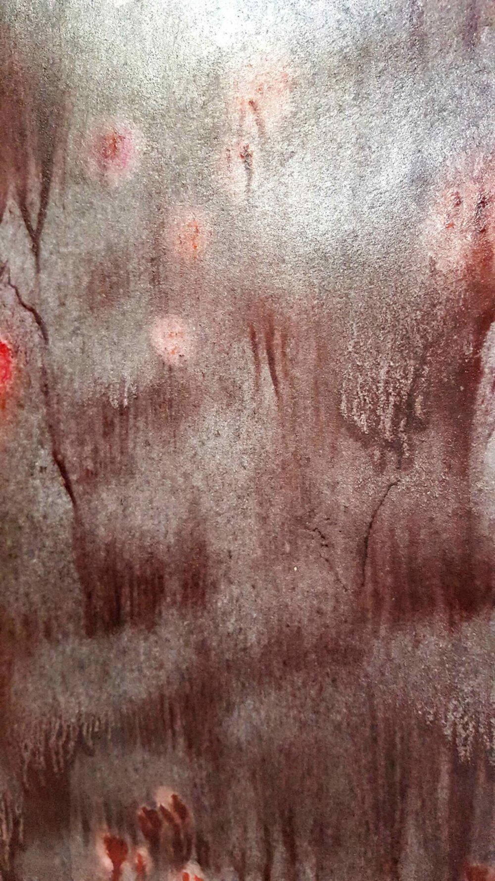 Lueurs d’espoir (Les Yeux) ~ Aquarelle, Acrylique & Fusain ~ 80 x 120 / 250g (non encadré) – Image 17
