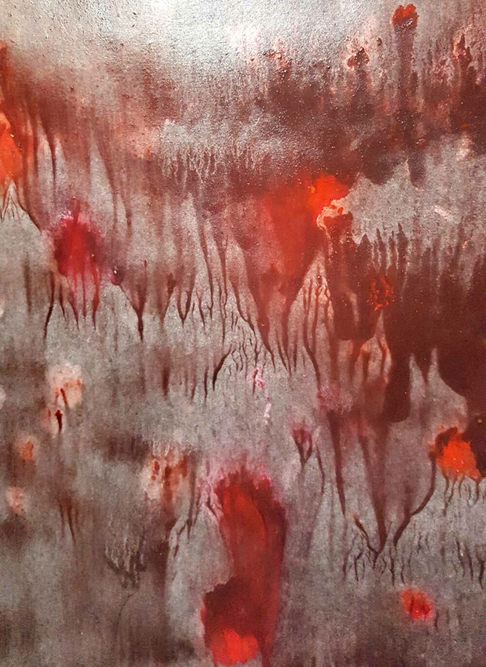 Lueurs d’espoir (Les Yeux) ~ Aquarelle, Acrylique & Fusain ~ 80 x 120 / 250g (non encadré) – Image 19