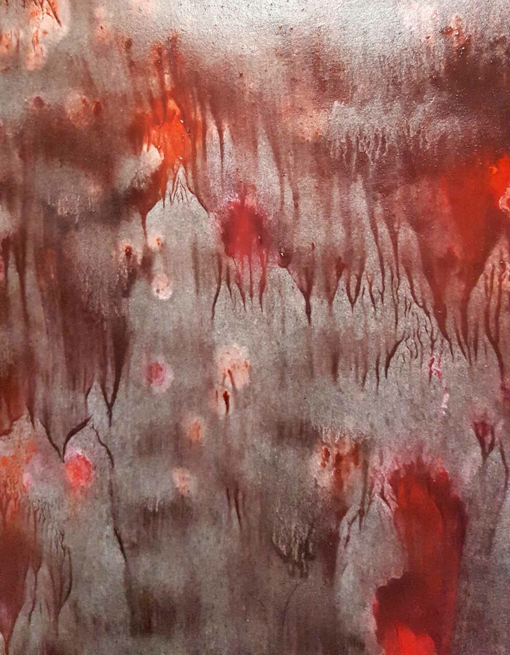 Lueurs d’espoir (Les Yeux) ~ Aquarelle, Acrylique & Fusain ~ 80 x 120 / 250g (non encadré) – Image 25