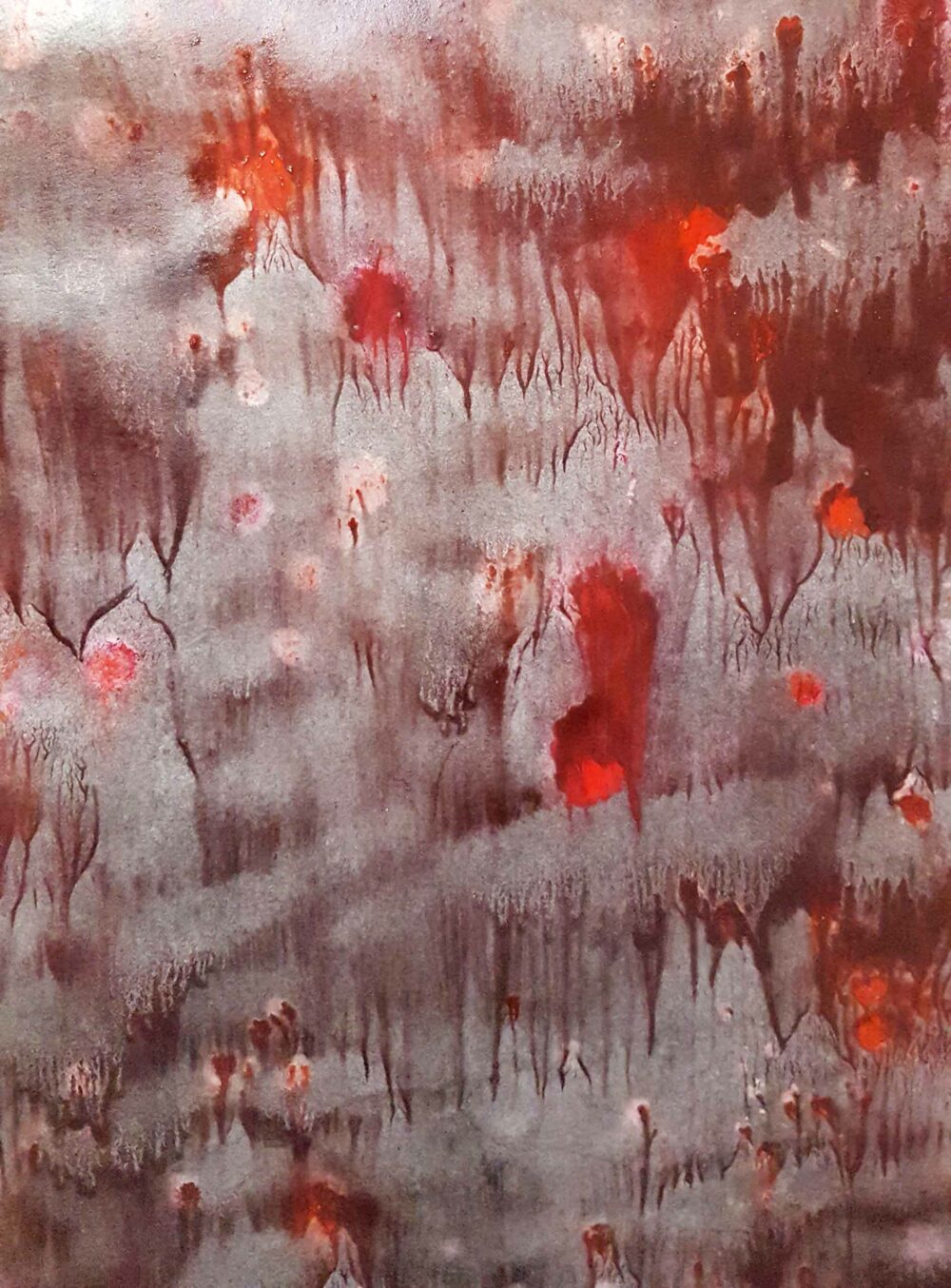 Lueurs d’espoir (Les Yeux) ~ Aquarelle, Acrylique & Fusain ~ 80 x 120 / 250g (non encadré) – Image 24