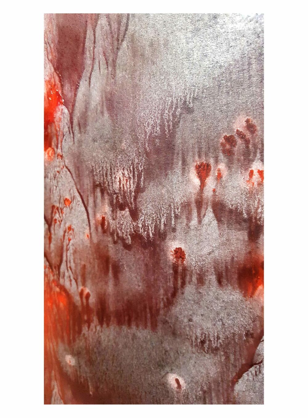 Lueurs d’espoir (Les Yeux) ~ Aquarelle, Acrylique & Fusain ~ 80 x 120 / 250g (non encadré) – Image 2