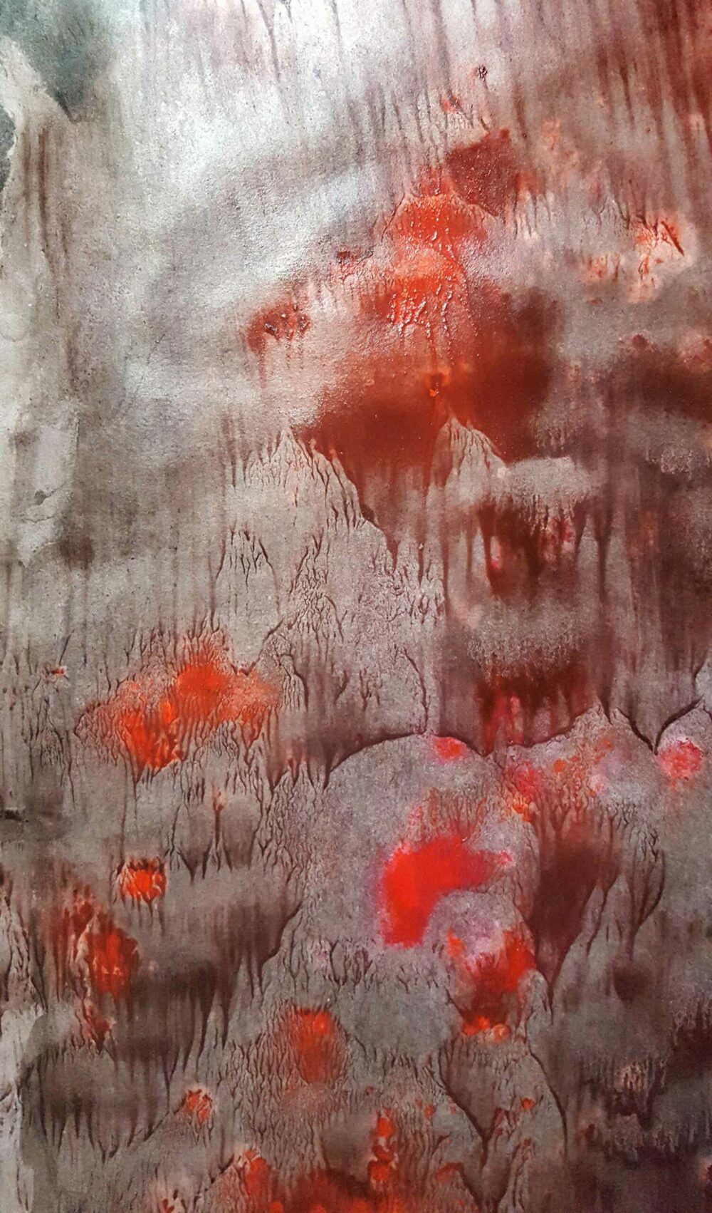 Lueurs d’espoir (Les Yeux) ~ Aquarelle, Acrylique & Fusain ~ 80 x 120 / 250g (non encadré) – Image 18