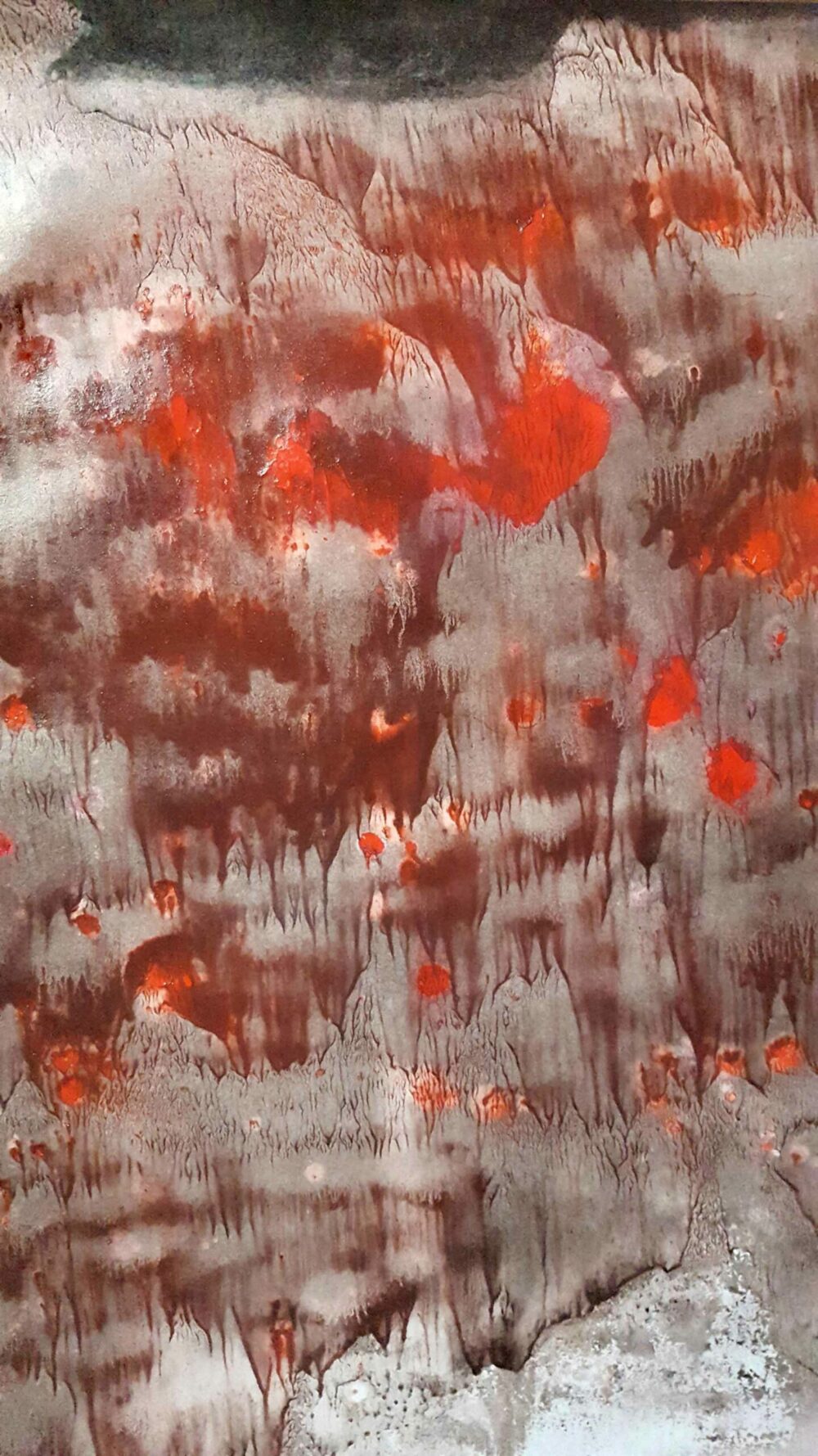 Lueurs d’espoir (Les Yeux) ~ Aquarelle, Acrylique & Fusain ~ 80 x 120 / 250g (non encadré) – Image 13