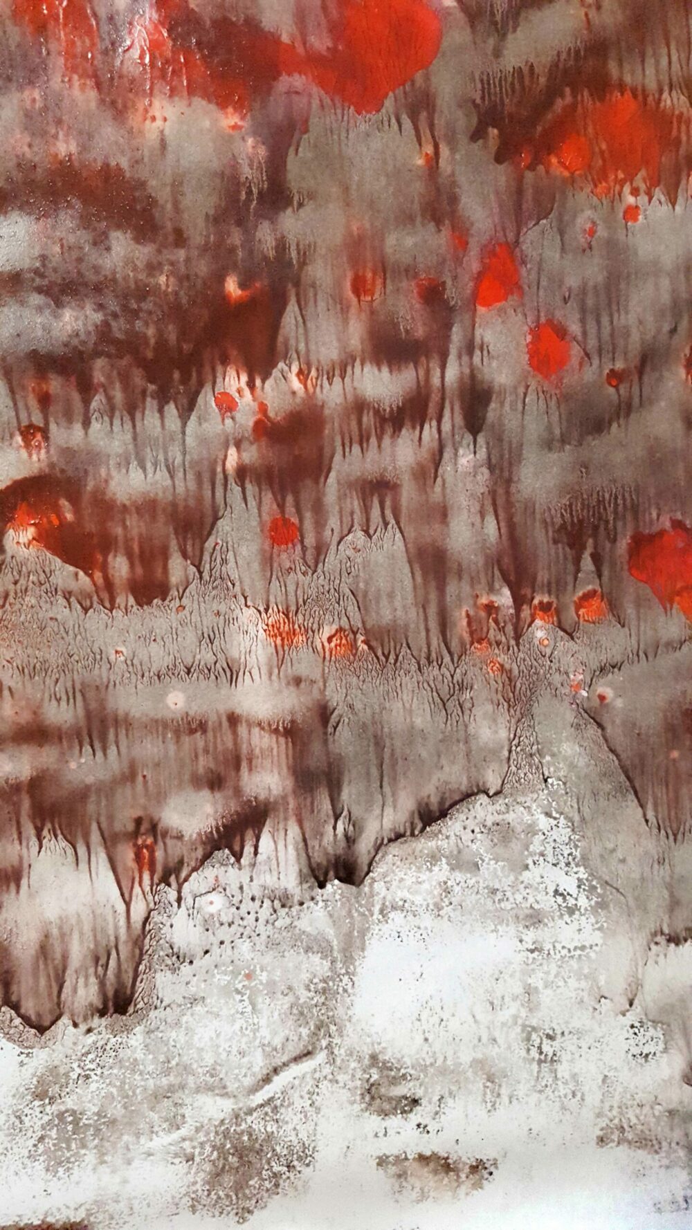 Lueurs d’espoir (Les Yeux) ~ Aquarelle, Acrylique & Fusain ~ 80 x 120 / 250g (non encadré) – Image 22