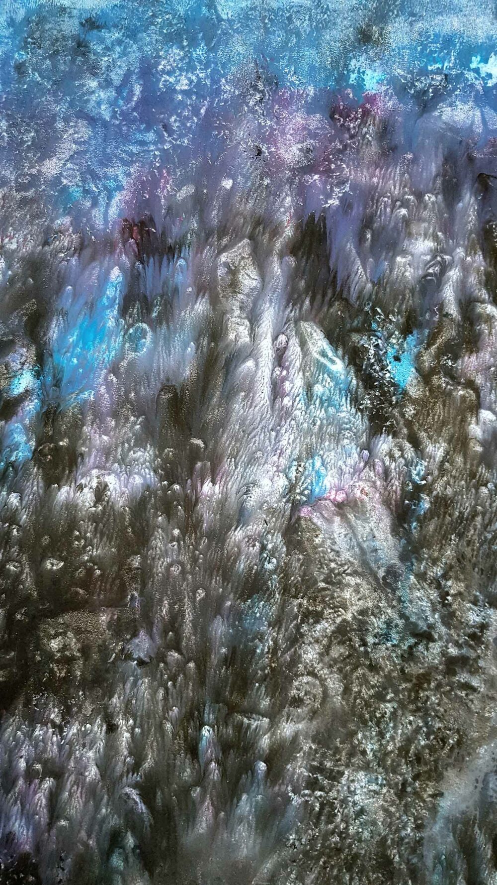 Lysergide ~ Acrylique ~ 66 x 77 cm / Montval 400g (non encadré) – Image 2
