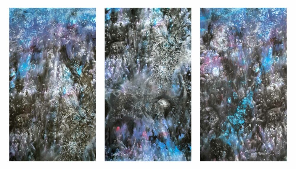 Lysergide ~ Acrylique ~ 66 x 77 cm / Montval 400g (non encadré)