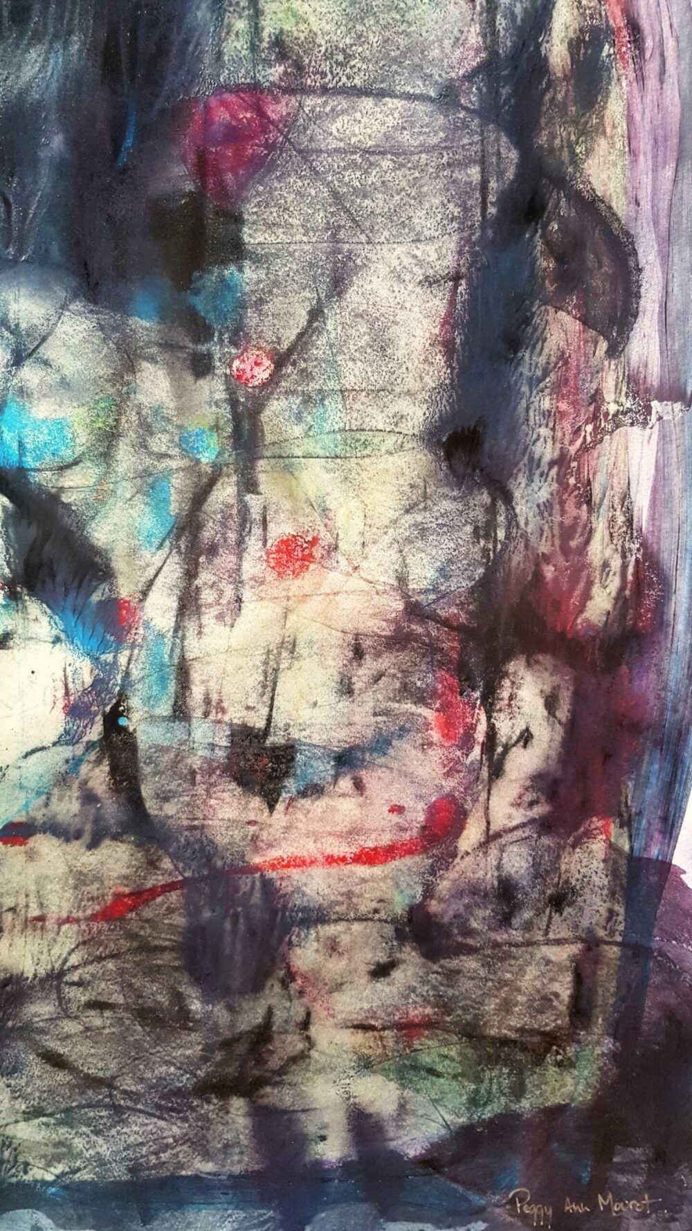 Mirza Dream ~ Dessin ~ Aquarelle, Pastels, Encre de Chine & Acrylique ~ 80 x 120 / 250g (non encadré) – Image 14