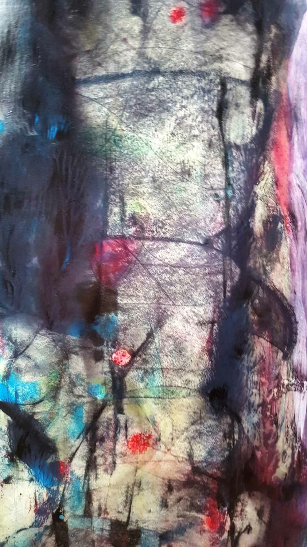 Mirza Dream ~ Dessin ~ Aquarelle, Pastels, Encre de Chine & Acrylique ~ 80 x 120 / 250g (non encadré) – Image 3