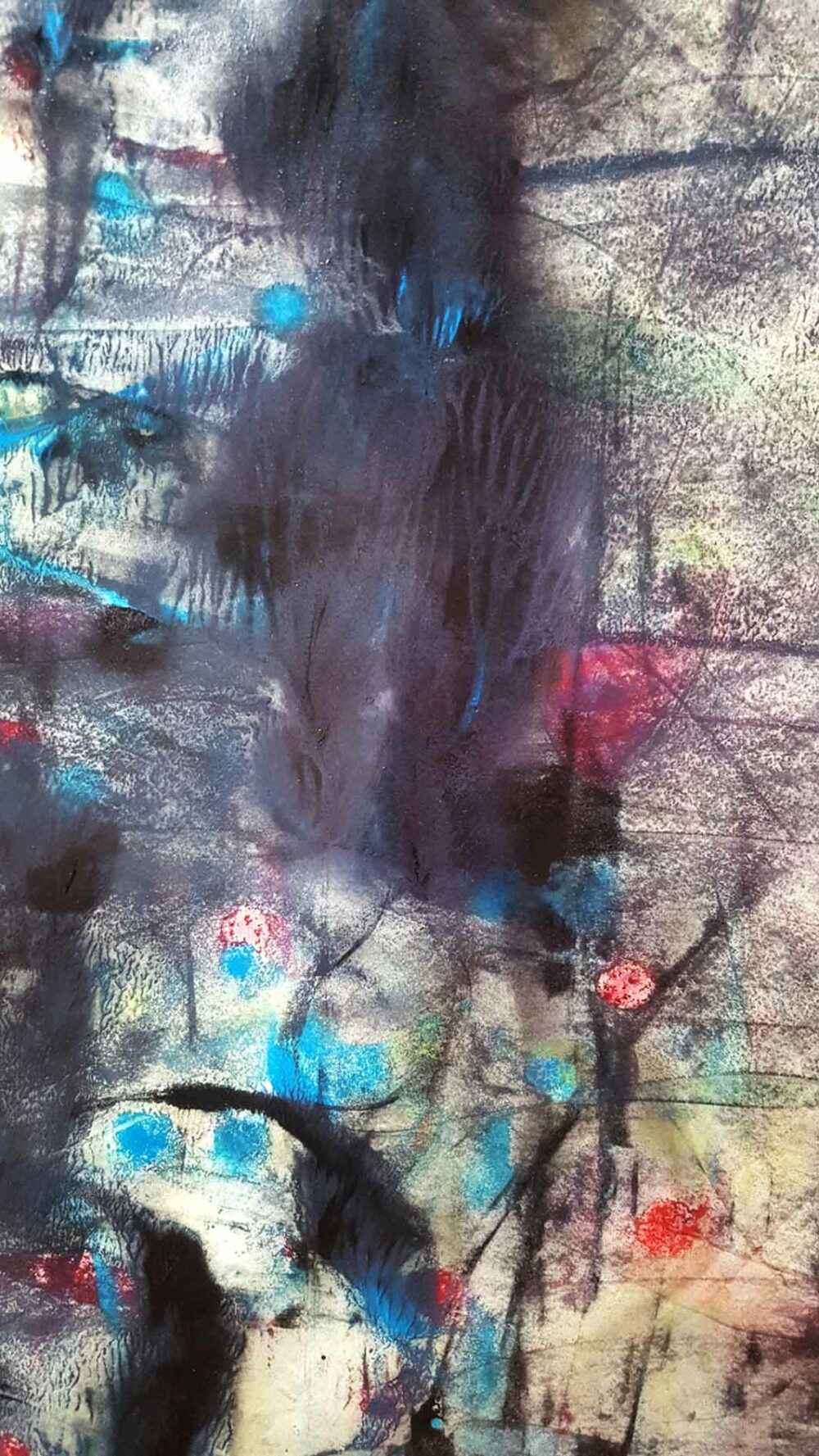 Mirza Dream ~ Dessin ~ Aquarelle, Pastels, Encre de Chine & Acrylique ~ 80 x 120 / 250g (non encadré) – Image 2