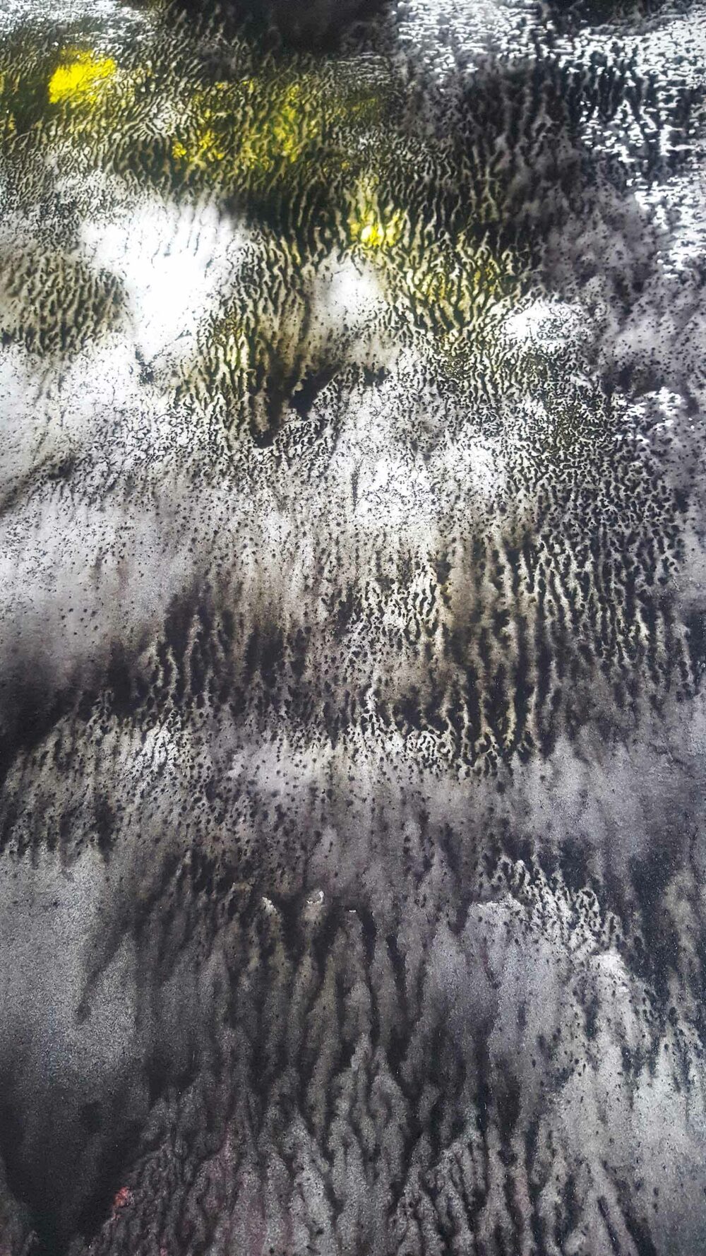Sogno Appennino ~ Aquarelle, Acrylique, Encre de Chine & Fusain ~ 66 x 77 cm / Montval 400g (non encadré) – Image 10