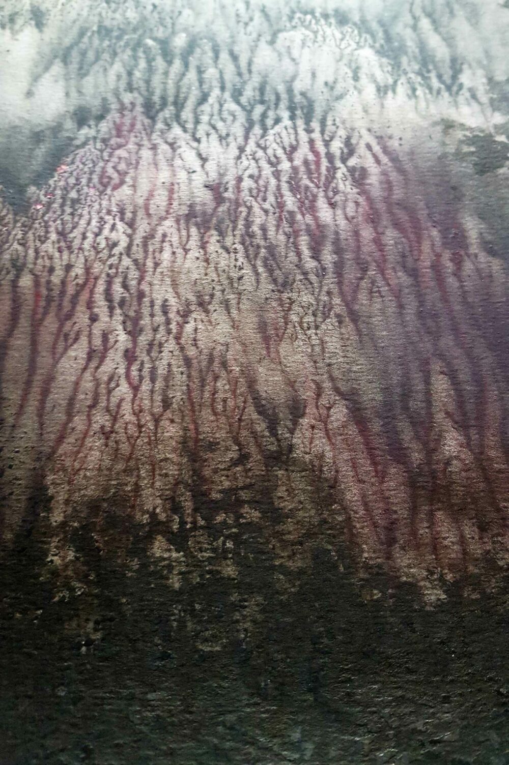 Sogno Appennino ~ Aquarelle, Acrylique, Encre de Chine & Fusain ~ 66 x 77 cm / Montval 400g (non encadré) – Image 21