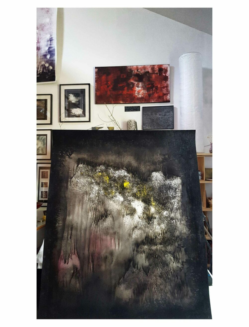 Sogno Appennino ~ Aquarelle, Acrylique, Encre de Chine & Fusain ~ 66 x 77 cm / Montval 400g (non encadré) – Image 23