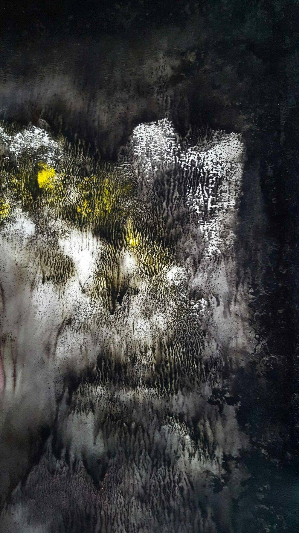 Sogno Appennino ~ Aquarelle, Acrylique, Encre de Chine & Fusain ~ 66 x 77 cm / Montval 400g (non encadré) – Image 8