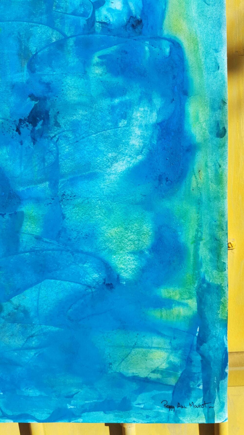 Les Eaux de La Vis ~ Aquarelle & Pastels ~ 80 x 120 / 250g (non encadré) – Image 15