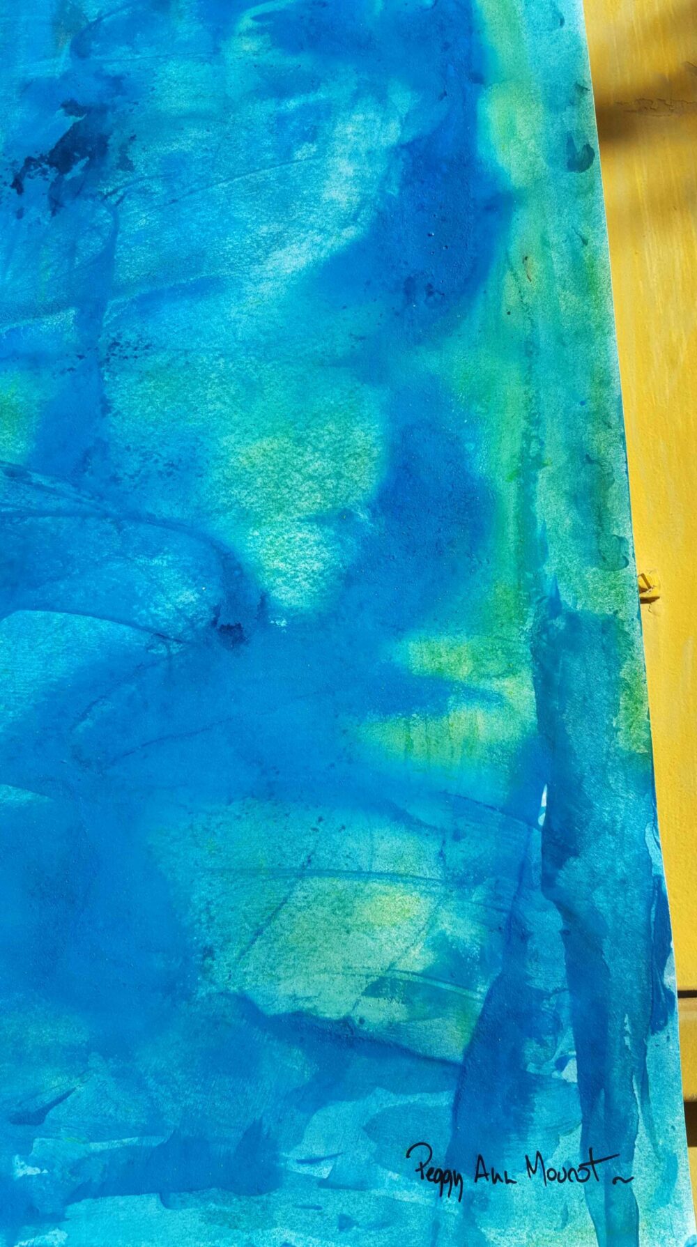 Les Eaux de La Vis ~ Aquarelle & Pastels ~ 80 x 120 / 250g (non encadré) – Image 16