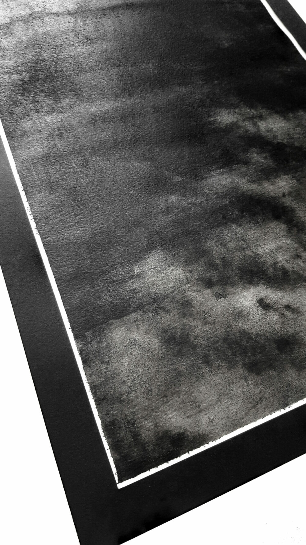 Night ~ Lavis ~ Encre de Chine ~ 40x50 Encadré – Image 6
