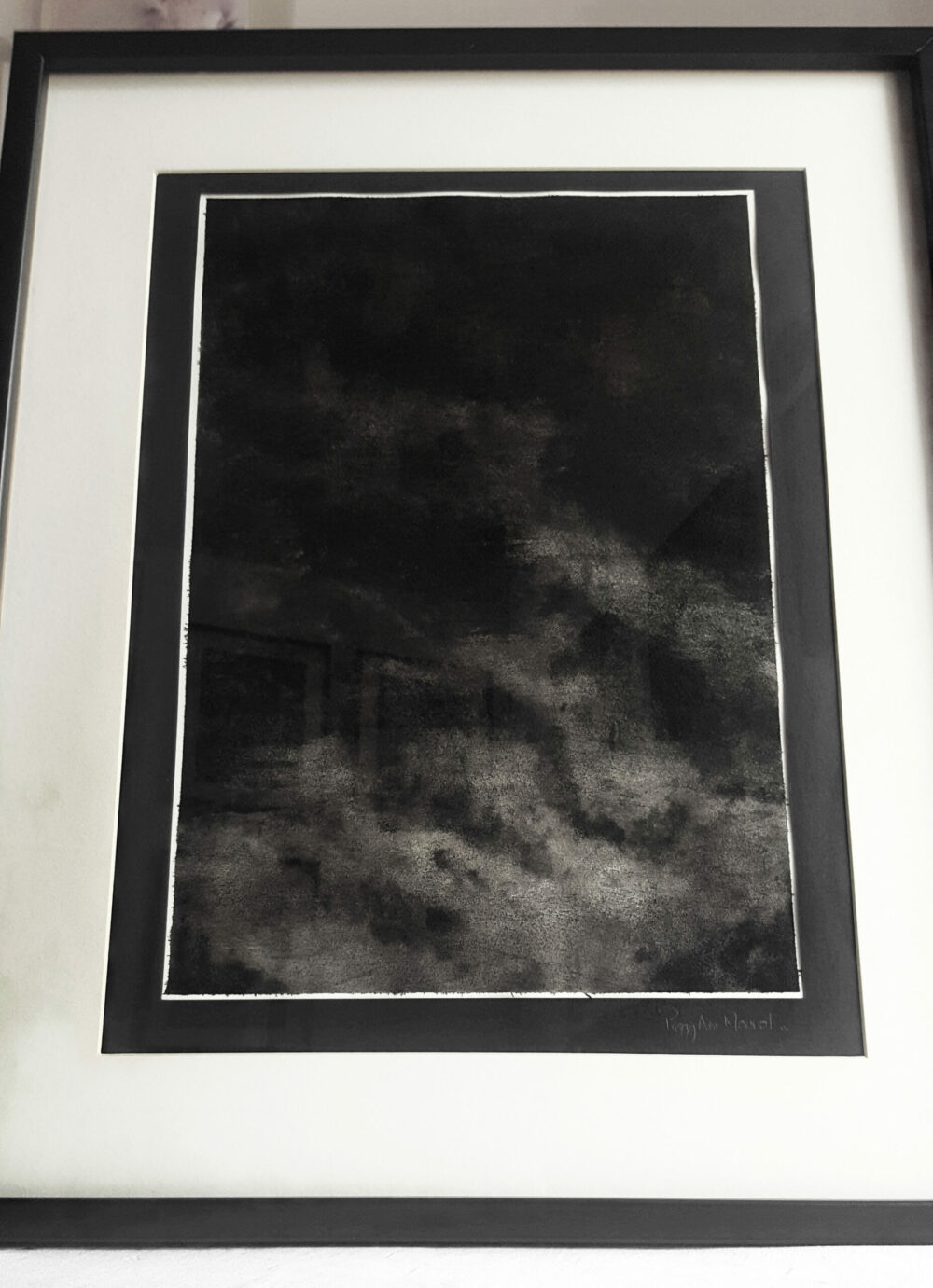 Night ~ Lavis ~ Encre de Chine ~ 40x50 Encadré – Image 15