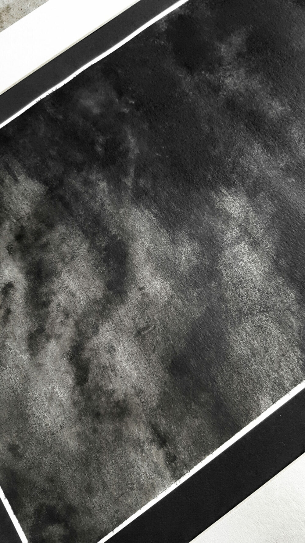 Night ~ Lavis ~ Encre de Chine ~ 40x50 Encadré – Image 18