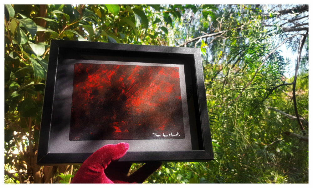 Pine Forest I ~ Encre de Chine & Acrylique ~ 18x24 Encadré