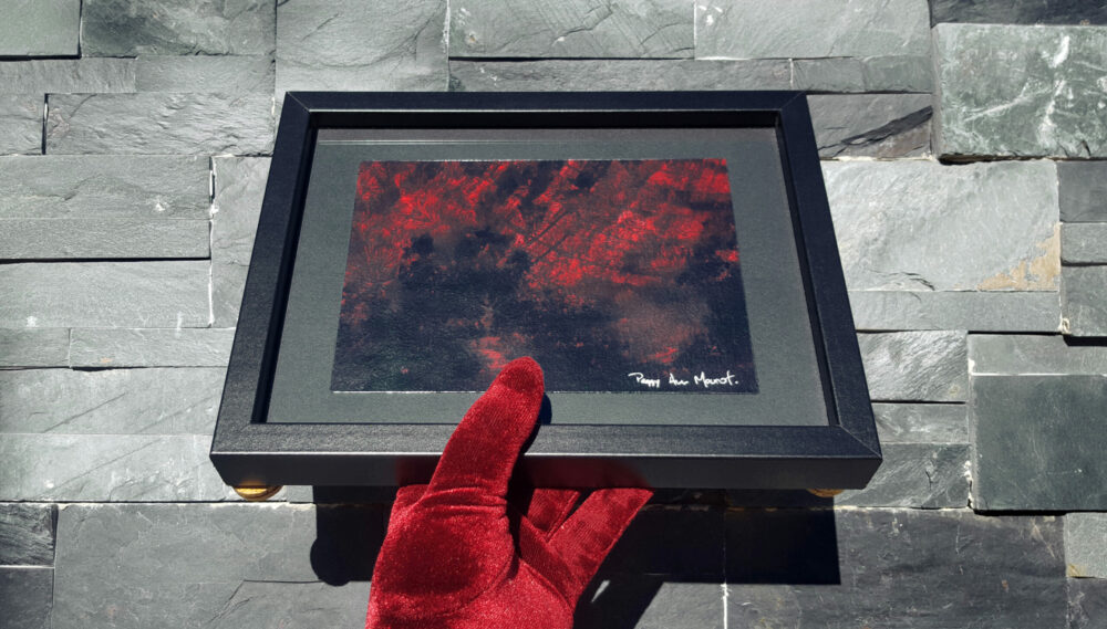 Pine Forest I ~ Encre de Chine & Acrylique ~ 18x24 Encadré – Image 4