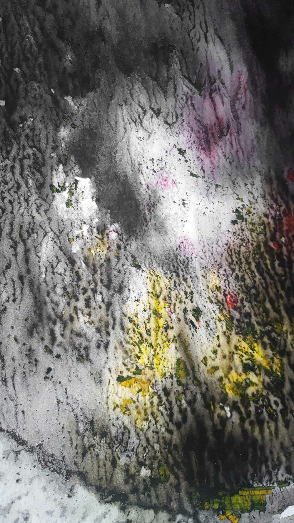 The Glade ~ Aquarelle, Encre de Chine & Acrylique ~ 66 x 77 cm / Montval 400g (non encadré) – Image 15