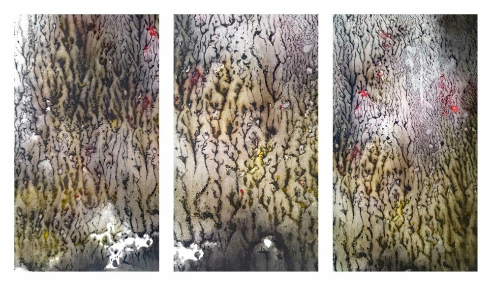 The Glade ~ Aquarelle, Encre de Chine & Acrylique ~ 66 x 77 cm / Montval 400g (non encadré) – Image 2