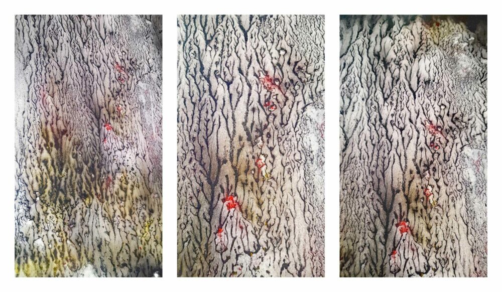 The Glade ~ Aquarelle, Encre de Chine & Acrylique ~ 66 x 77 cm / Montval 400g (non encadré) – Image 3