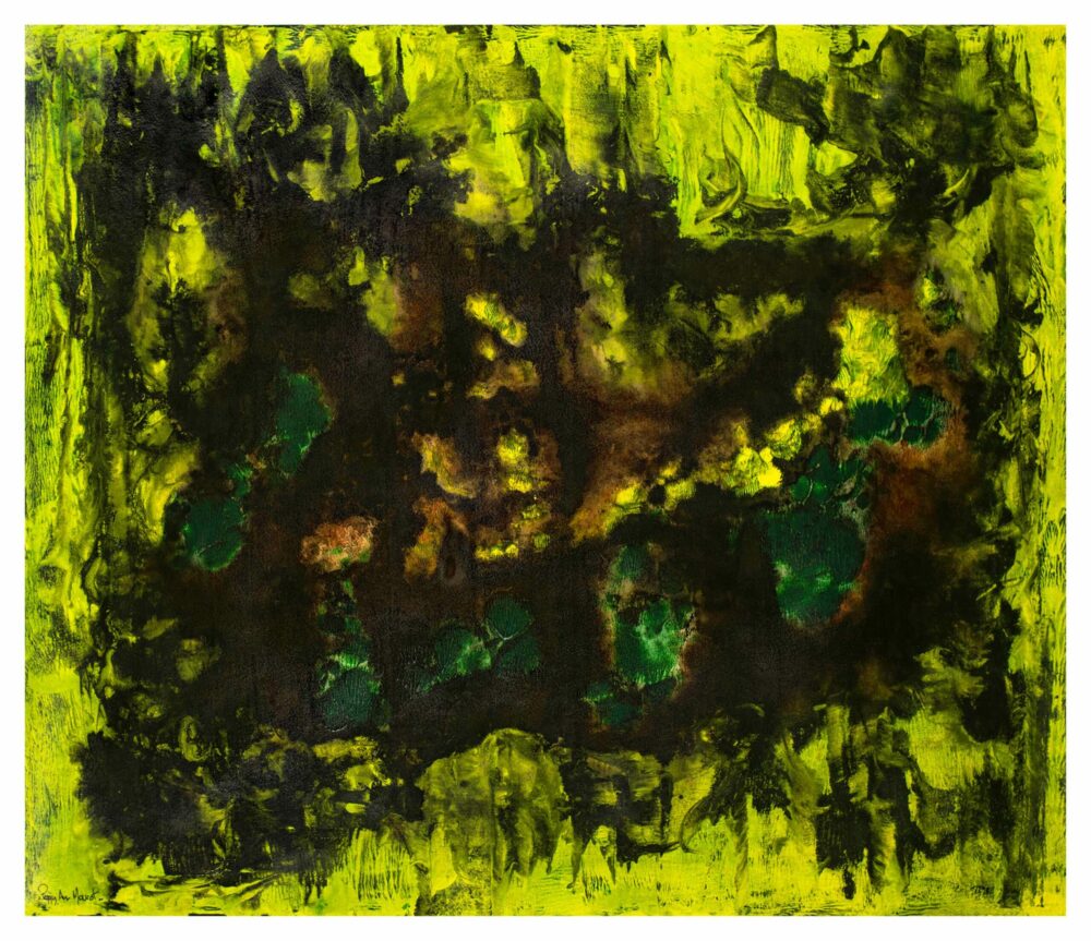 Les Genêts ~ Encre de Chine & Acrylique ~ 66 x 77 cm / Montval 400g (non encadré) – Image 5