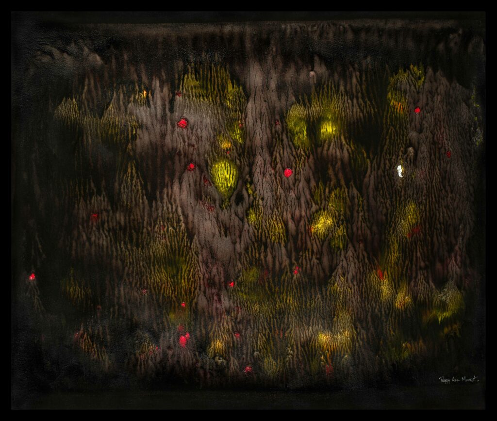 The Wonderful Land of Oz ~ Acrylique, Encre de Chine & Fusain ~ 66 x 77 cm / Montval 400g (non encadré)